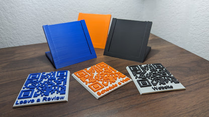Custom QR Code Stand