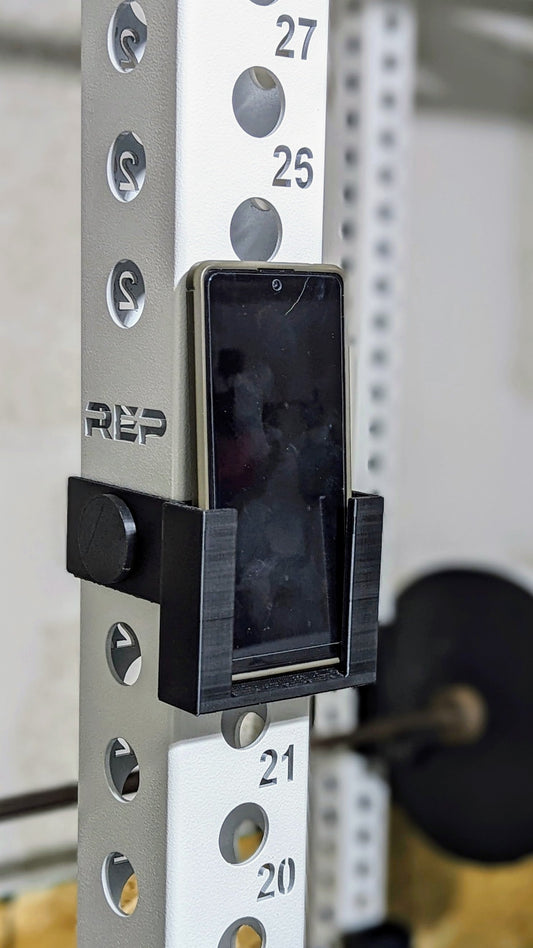 Squat Rack Phone Holder