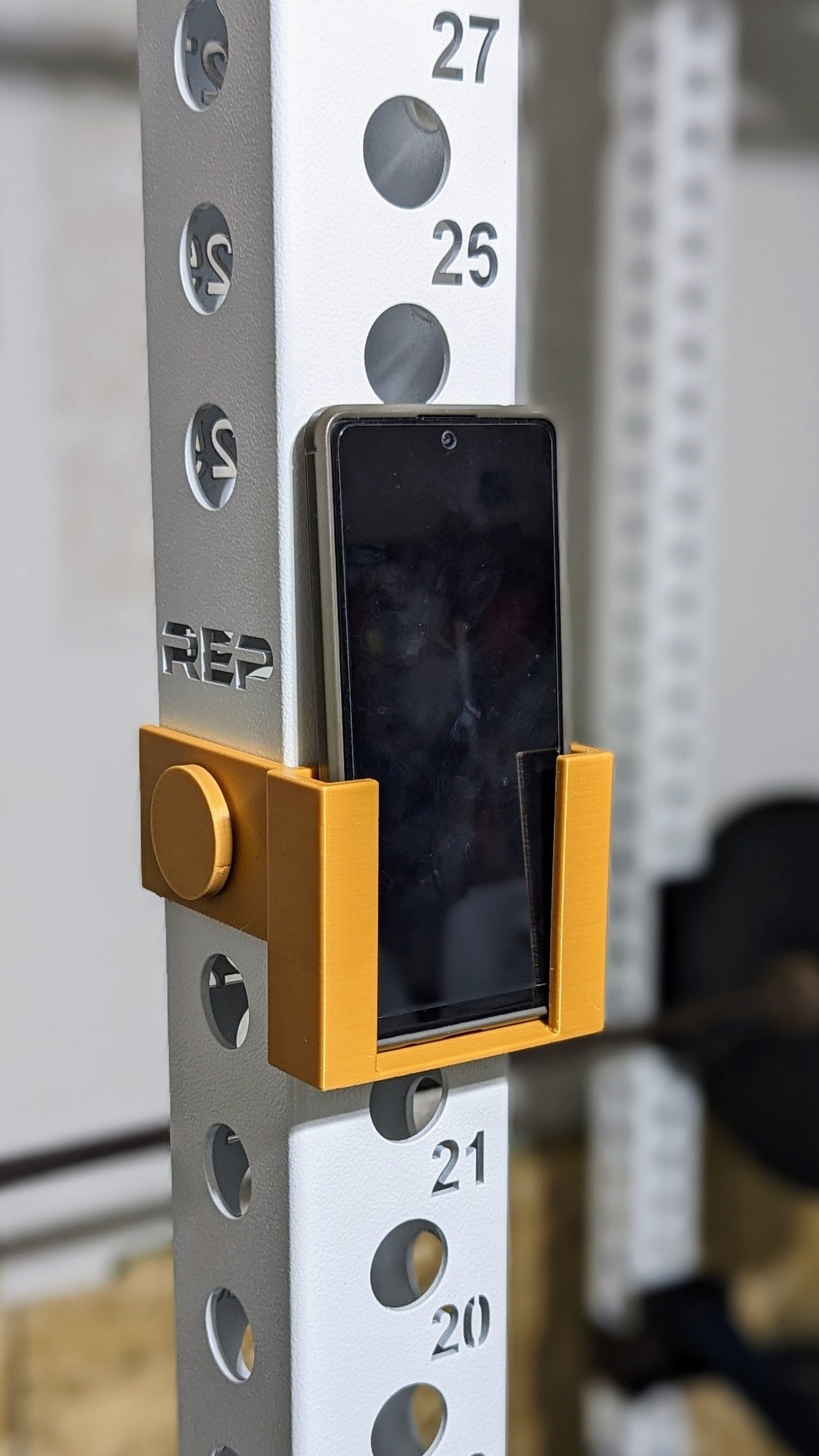 Squat Rack Phone Holder - Titan