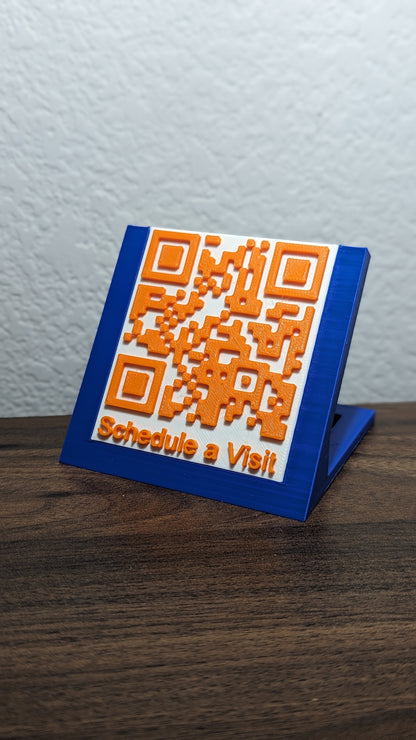 Custom QR Code Stand
